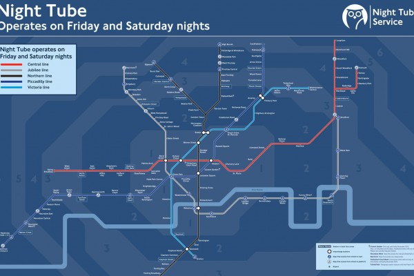 Vauxhall to get all night tube on weekends