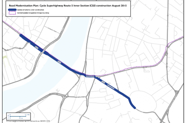 Eastbound closure of Harleyford Road/Kennington Oval – 3 August 2015