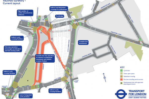 Update on the Vauxhall Cross Gyratory and statement from Vauxhall One